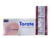 Torate  Tablets 25Mg (1 Strip = 10 Tablets)